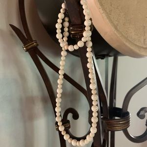 Beaded necklace and bracelet